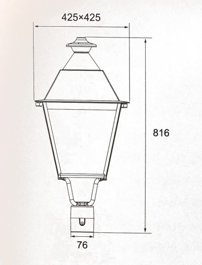 40 Вт Сила городское светодиодное освещение Наружное садовое освещение для городской медленной полосы и общественных площадей