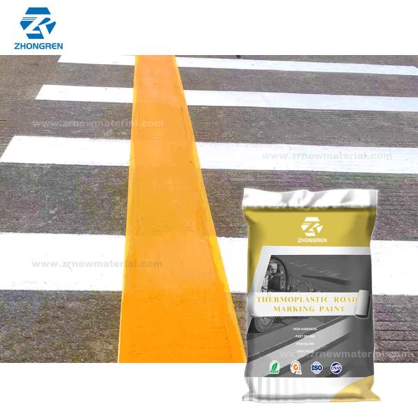 Pintura de marcado termoplástica de alta reflectividad blanca resistente a las lágrimas