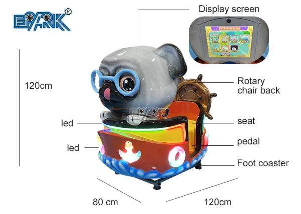 Cute Dog Shaking Kiddy Ride Machine Swing Rocking Arcade Machine Coin Operated