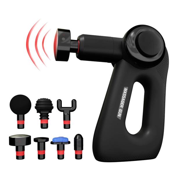 Nano Silica Gel Handle Electric Massage Gun for Muscle Recovery and Pain Relief