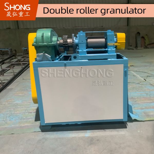22KW Double Roller Fertilizer Granulator with Double Shaft Design and 95% Formation Rate