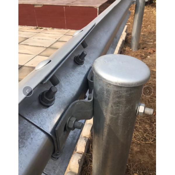 Безопасность дорожного движения оцинкованный металлический круглый пост для дорожного ограждения