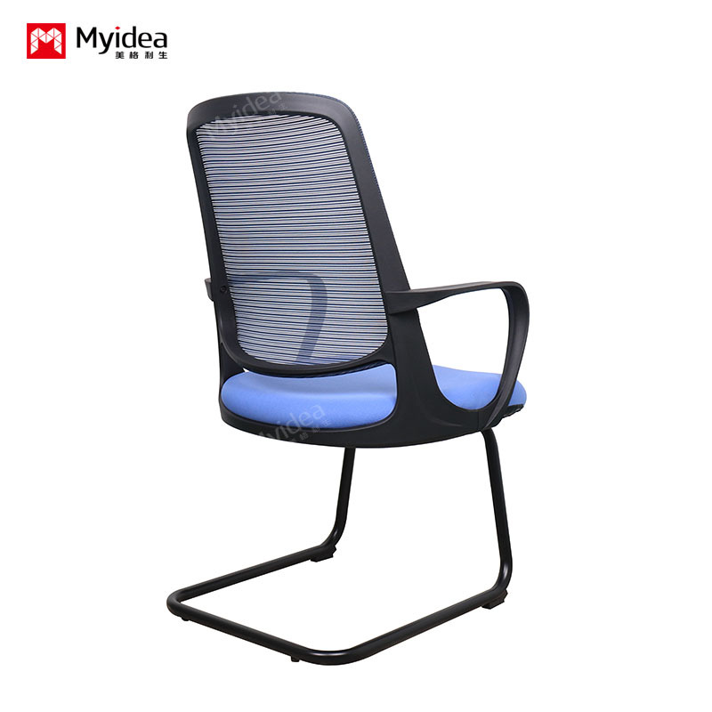 Office Staff Mesh Chair, High Density Sponge Cushion, Breathable Mesh Fabric, Silent Casters, Safe Gas Lift