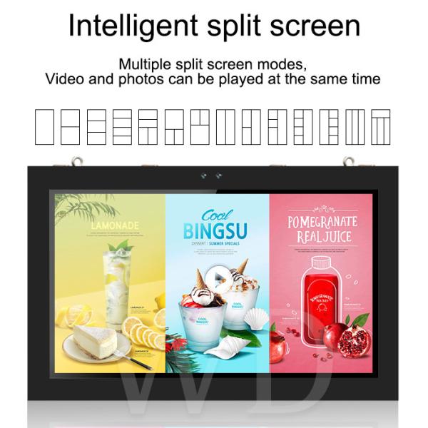 Анти- отражательный тотем Signage HD 4K IP65 водоустойчивый на открытом воздухе цифров