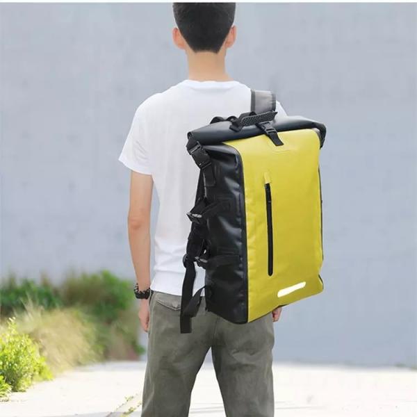 500D PVC Waterproof Hiking Backpack Floating Waterproof Bag For Kayaking BSCI