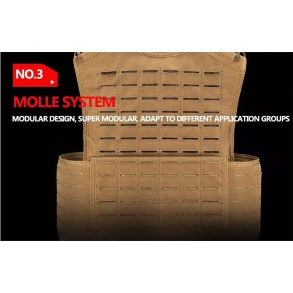 Несущая плиты бронежилета ткани Оксфорда водоустойчивая военная тактическая