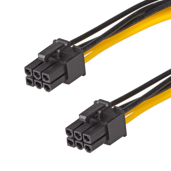40cm Internal Power Cables PCI Express Mini Male 6 Pin To 6 Pin Video Card Power Cable