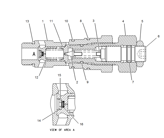 Excavator Hydraulic Relief Valve 320B/D main relief valve 119-5338/255-5660/310-0390