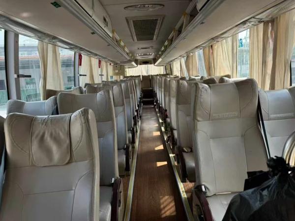 2017 -Made 46-Seat Second-Hand Diesel King Long Tourist Bus with Air Conditioning LHD Steering Position 243 kw Engine Power