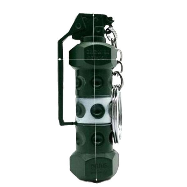 High Quality Modern Key Chain Gunplay Flash Bomb Stun Grenade Pendant Fashionable Arts Crafts Collection Gift Printing