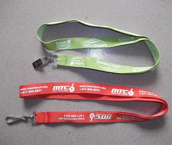 OEM corporate promotional giveaways lanyards, economic simple flat lanyard with ID badge