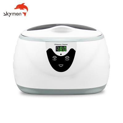 O agregado familiar 600ml que de Digitas 40KHz Jelwery ultrassônico olha o líquido de limpeza dental de Eyeware com desgaseifica a função