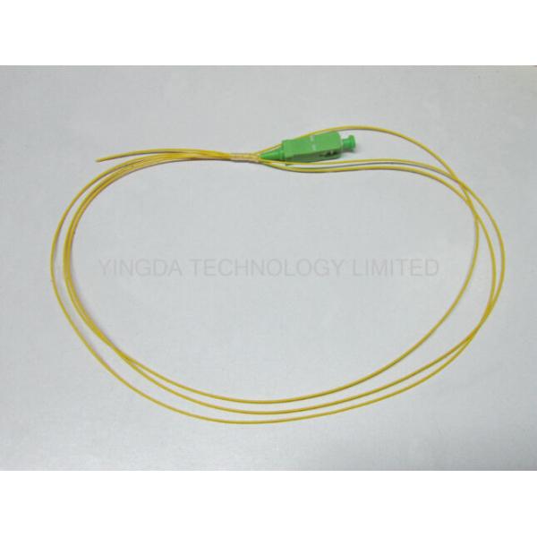 Pigtails SC APC Singlemode Simplex 3 M 900 um PVC Yellow Fiber Optic Cable