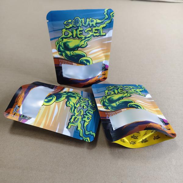 High-Gloss Stand Up Display Pouches For Toys Packaging With Clear Window Featuring Eco-Friendly And Biodegradable.