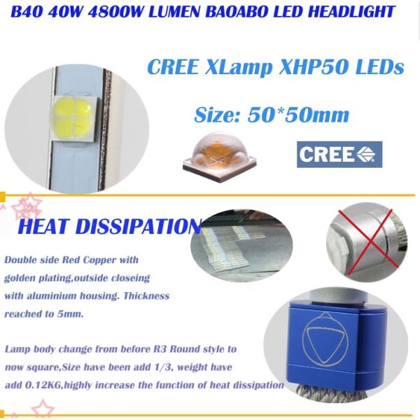 B40 LED headlight kit from BAOBAO LIGHTING