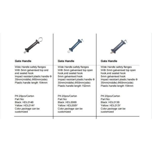 Cattle Cow Horse Sheep Farm Electric Fencing Gate Handle Husbandry Electric Fencing Handles
