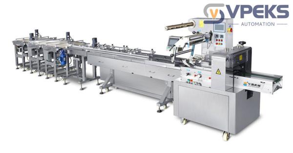 High Performance Flow Wrapping Machine 50Hz 60Hz 40-230 Bags/Min