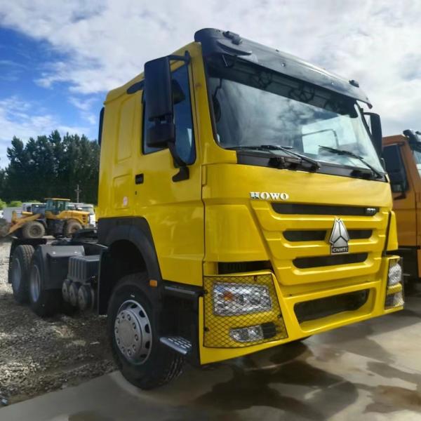 Used Freight Truck Sales HOWO 371HP 6X4 Tractor Towing Semi Trailer Euro2/Euro3/Euro4