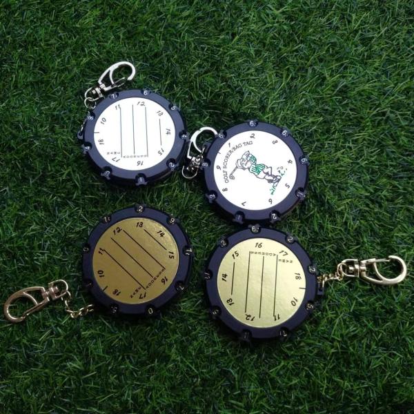 golf scorers , golf scorer , plastic golf scorer with  round