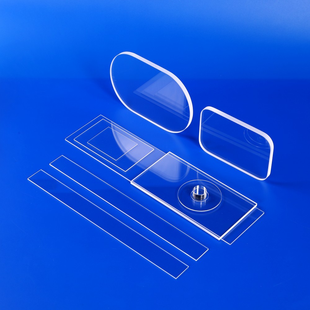 High Pressure Circular Quartz Glass Plate Double Polished 0.1-10mm Thickness for Semiconductor