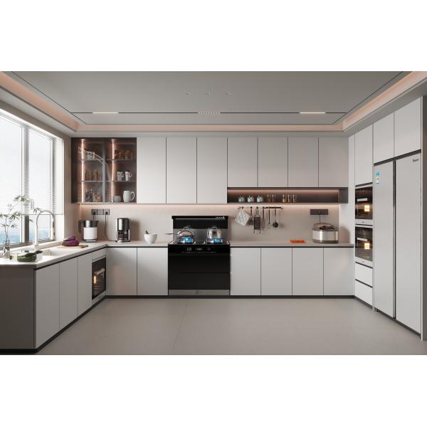 Шкаф Дверь Мебель Дизайн Деревянный Шкаф Коммерческая самостоятельная кухня