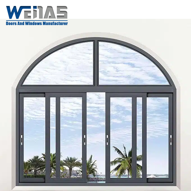 Noise Reducing Aluminium Sliding Windows Energy Efficient Thermal Insulation Windows