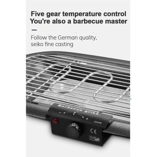 2000W Smoke Free Indoor Grill