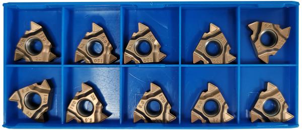 CNC Cemented Carbide Thread Turning Inserts PVD CVD Coating
