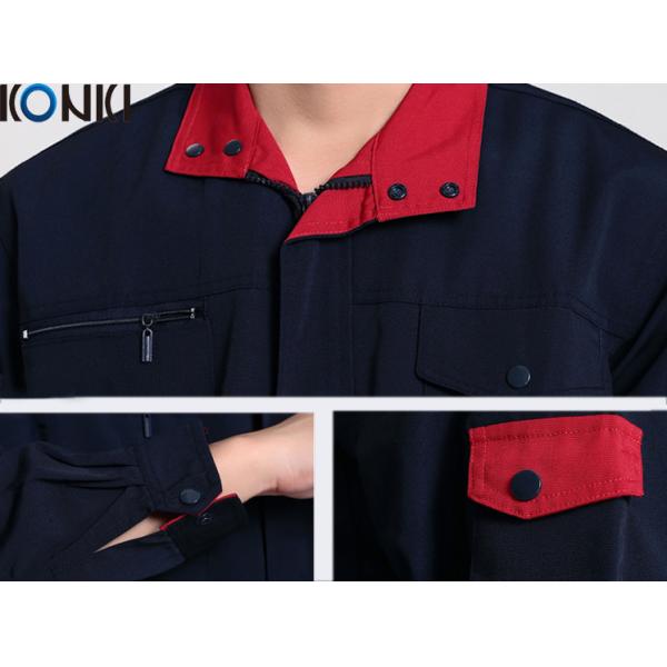 Contrast Color Industrial / Factory Workwear Sets 100% Cotton Mens Workwear