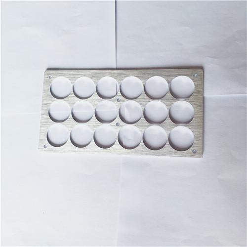 Customized aluminum stamping plate LED lens holder with brush