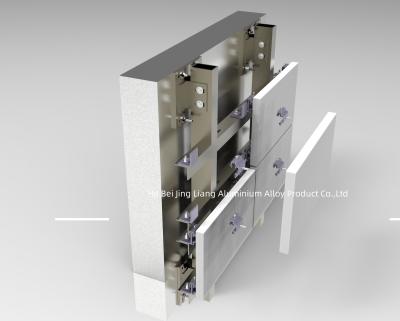Système de support de façade ventilée GRC polyvalent et personnalisé