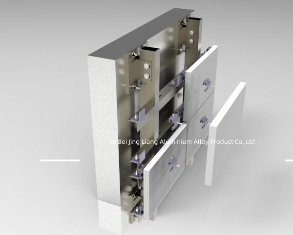 Système de support de façade ventilée GRC polyvalent et personnalisé