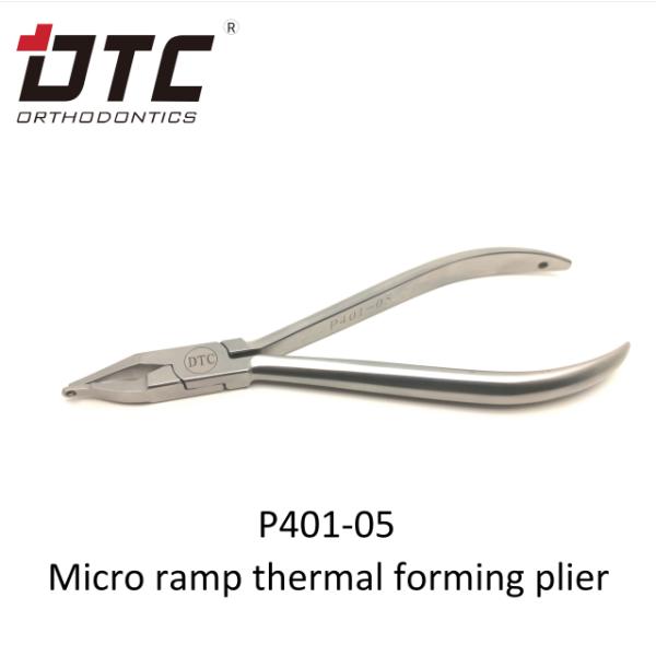 Stainless Steel DTC Orthodontic Dental Micro ramp thermal forming Clear Aligner pliers