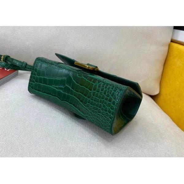 Alligator Print Crocodile Skin Bag , 23cm Luxury Tote Handbag