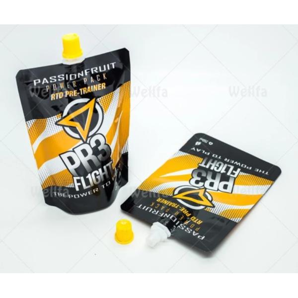 16oz 500ml Suction Nozzle Bag For Shower Gel Packaging Stand Up Spouch Pouch Bags