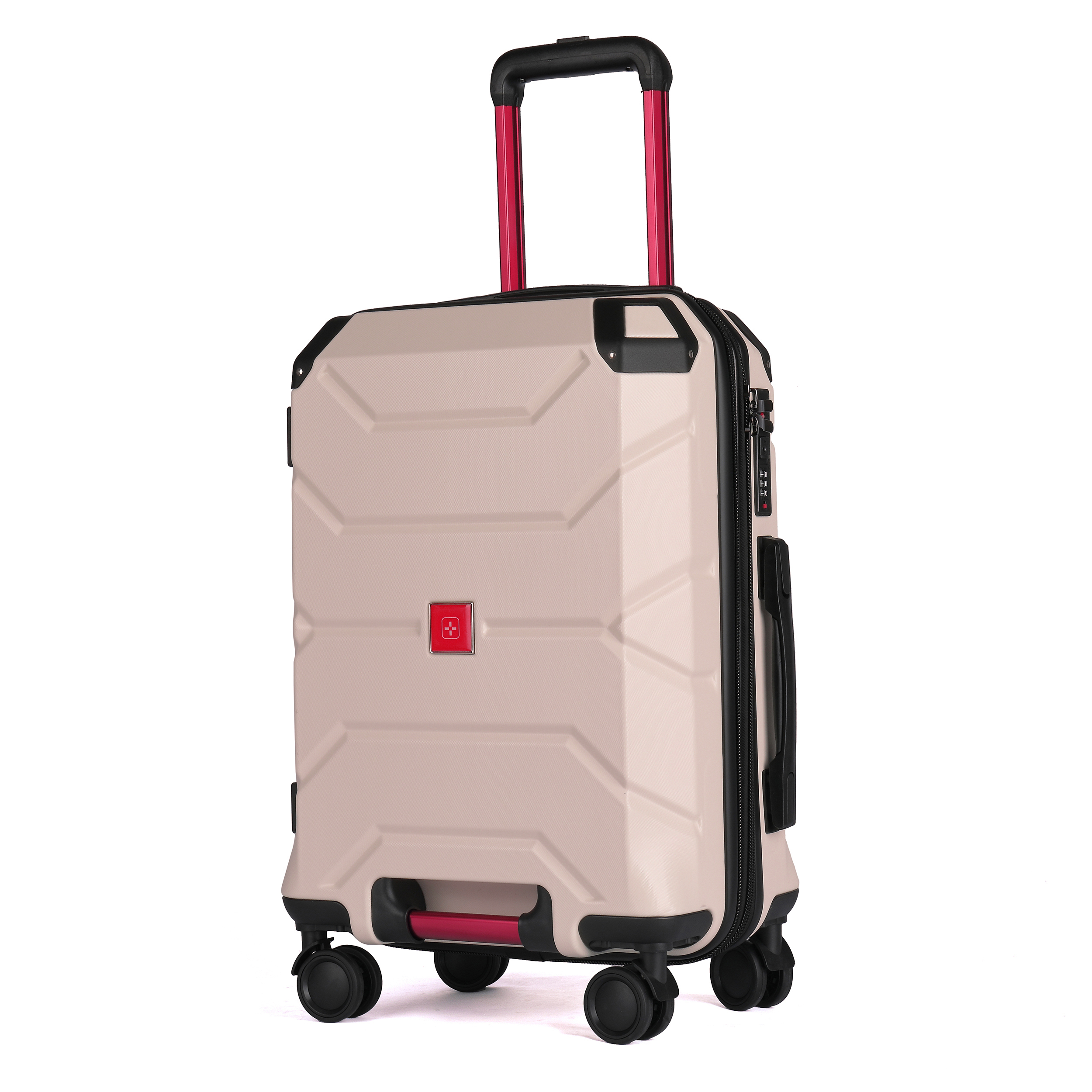 Unisex Custom Logo Trolley Luggage Set Hook Bottom Handle Explosion-Proof Zipper Mainly Made ABS/PP/PC Outdoor Usage Suitcase