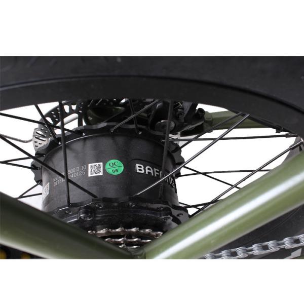 20 Inch 500w Electric Bike 8 Speed Fat Tyre Adult E Bicycle with 2 Seats and Foot Rest