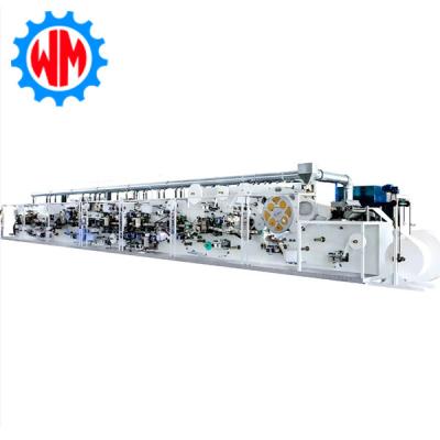 Big Ring Waist Full Servo Baby Diaper Production Line PLC Control Professional Customiztion