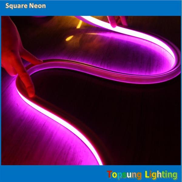 pretty 120v pink 16*16m spool led light neon  flex rope for decoration