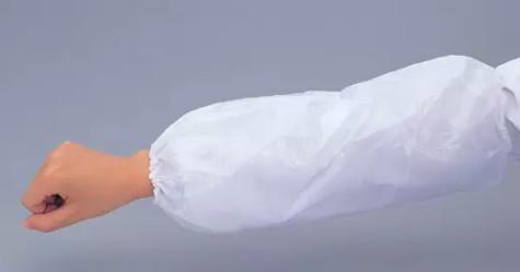 CPE Disposable Sleeve Cover , Plastic Arm Protectors 40 × 20cm Size