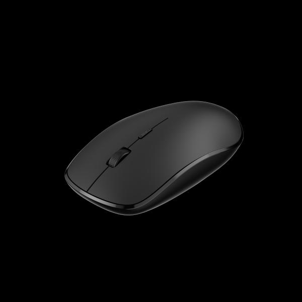 4 Button Lightweight 90G Wireless Mouse 8733D Chip 3 Speed Adjustable DPI 3 Million Clicks Injection Molded Wheel Anti Slip Feet Rechargeable Ergonomic Office Gaming Wireless Mouse