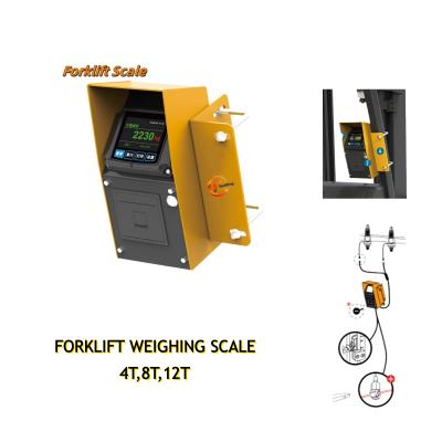 LED Display Digital Forklift Scales with 1 Kg Accuracy and 30-4500kg Range for Precise Weighing