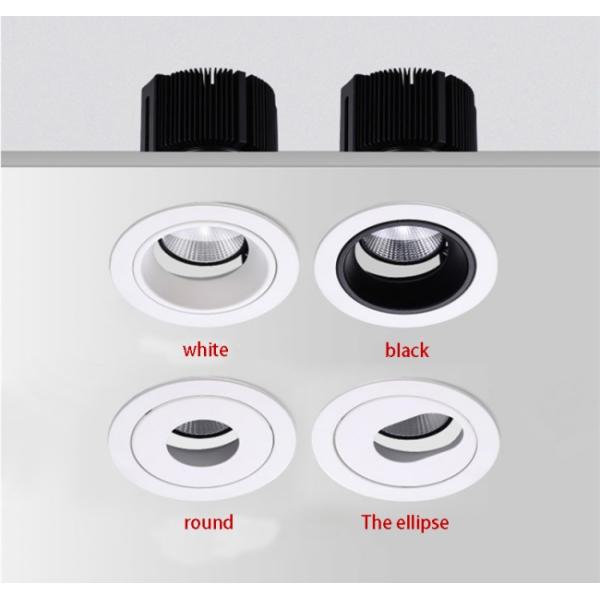 Anti Dazzle LED Ceiling Spotlights 18W Commercial Electric Downlight