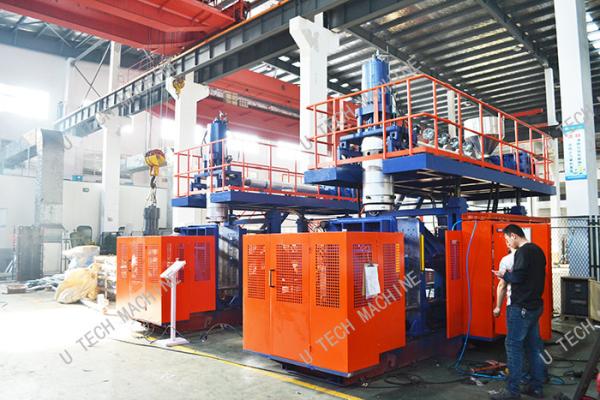 Fully Automatic HDPE Blow Molding Machine / Plastic Blow Moulding Machine