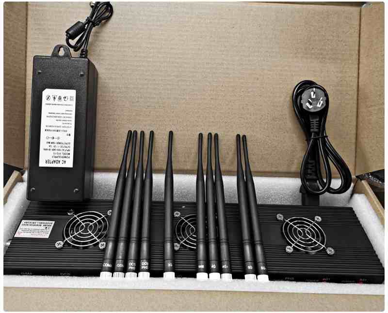 Jammer сигнала UHF VHF Wifi телефона 10 каналов для тюрьмы школы домашнего офиса
