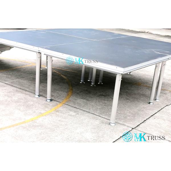 1200*2400мм Противоскользящая алюминиевая рама Мобильная сценическая платформа для развлечений на открытом воздухе