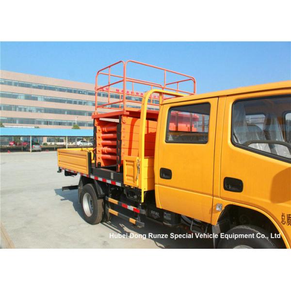 Dongfeng 8-10M Man Lift Boom Truck For High Operation LHD / RHD EURO 3