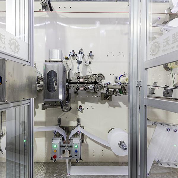 Womeng Nouveau équipement de fabrication de serviettes sanitaires intelligentes avec CE