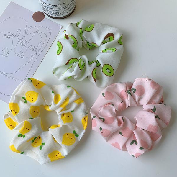 Cloth Stretchy Hair Ties Bobbles Rope Large Intestine Girl Horsetail Head  HSTSW0002