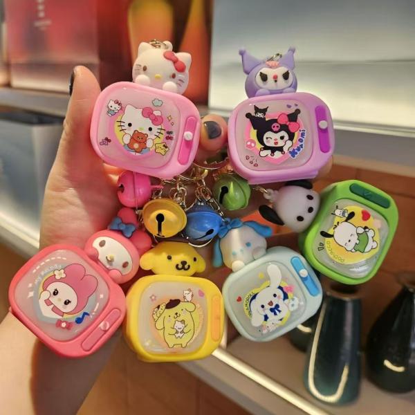 Cartoon Kuromi Key Chain Student Bag Hanging Decoration Cute Labubu Keychain